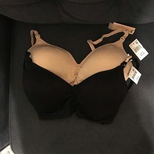 NWT Jessica Simpson full coverage nursing bras.